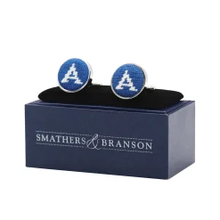 Letter Cufflinks (Blueberry)