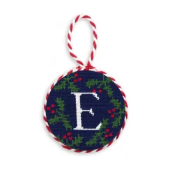Letter Holly Ornament