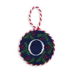 Letter Holly Ornament