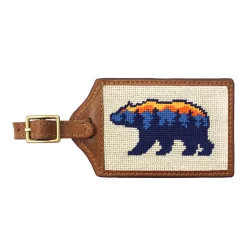 Mountain Bear Luggage Tag (Light Khaki)