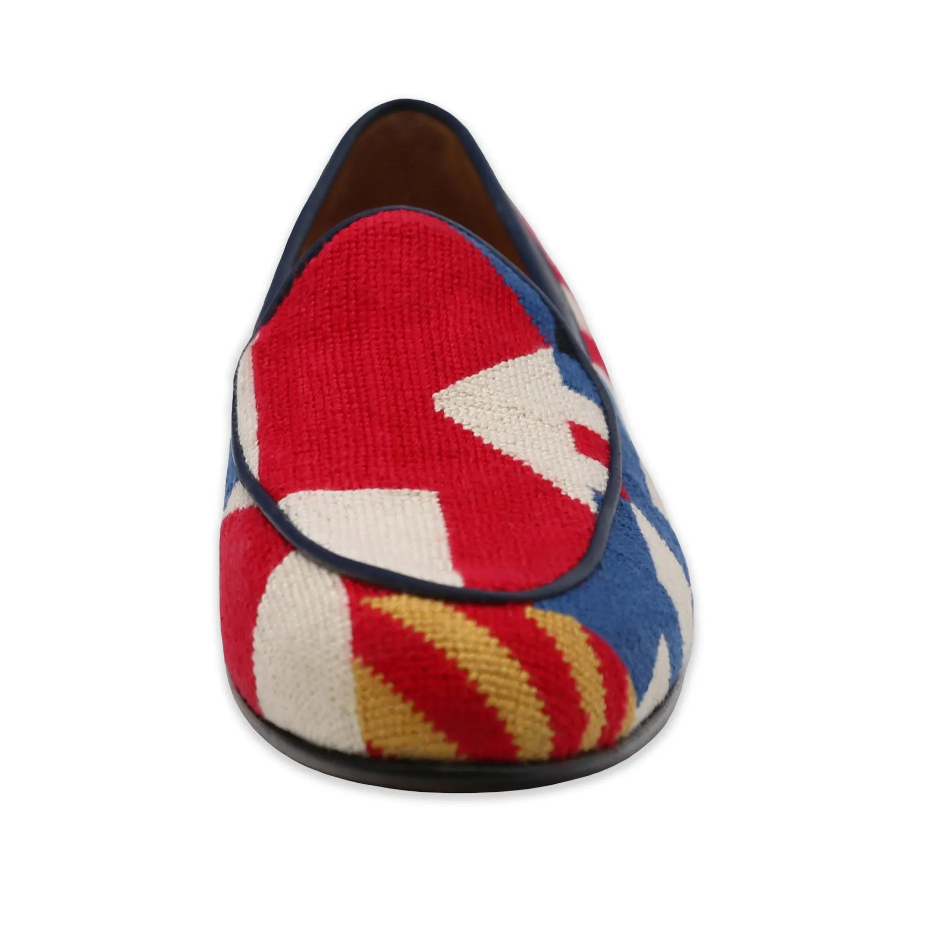 Nautical Flags Pattern Belgian Loafers
