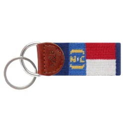 North Carolina State Flag Key Fob (Classic Navy)