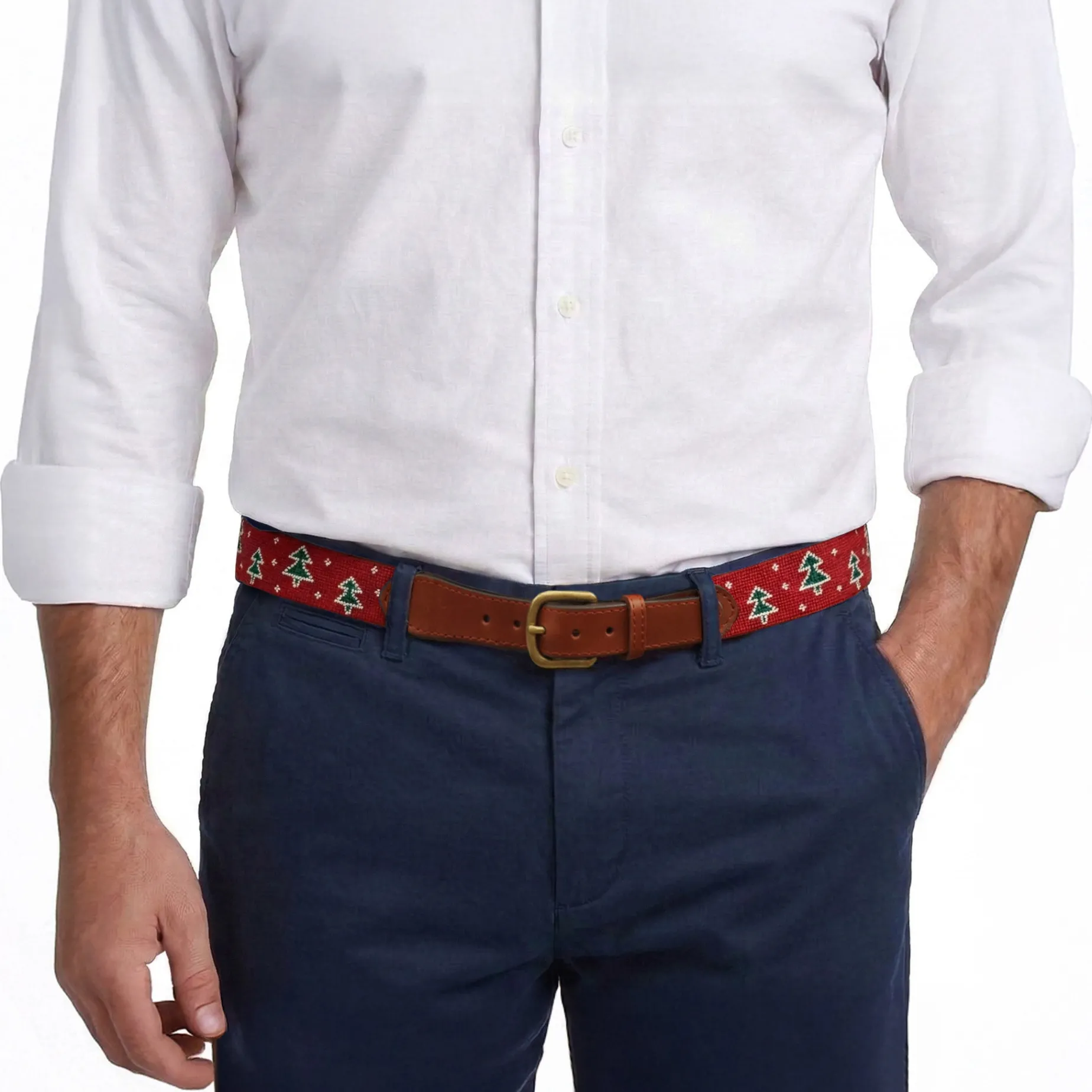 Oh Christmas Tree Belt (Red)