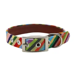 Parsons Stripe Dog Collar