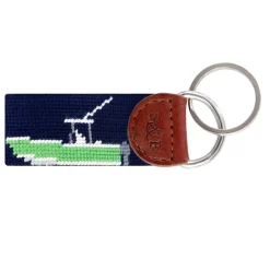 Power Boat Key Fob (Dark Navy)