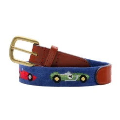 Race Cars Children's Belt (Classic Navy)