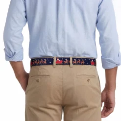 Santa's Sleigh Belt (Dark Navy)