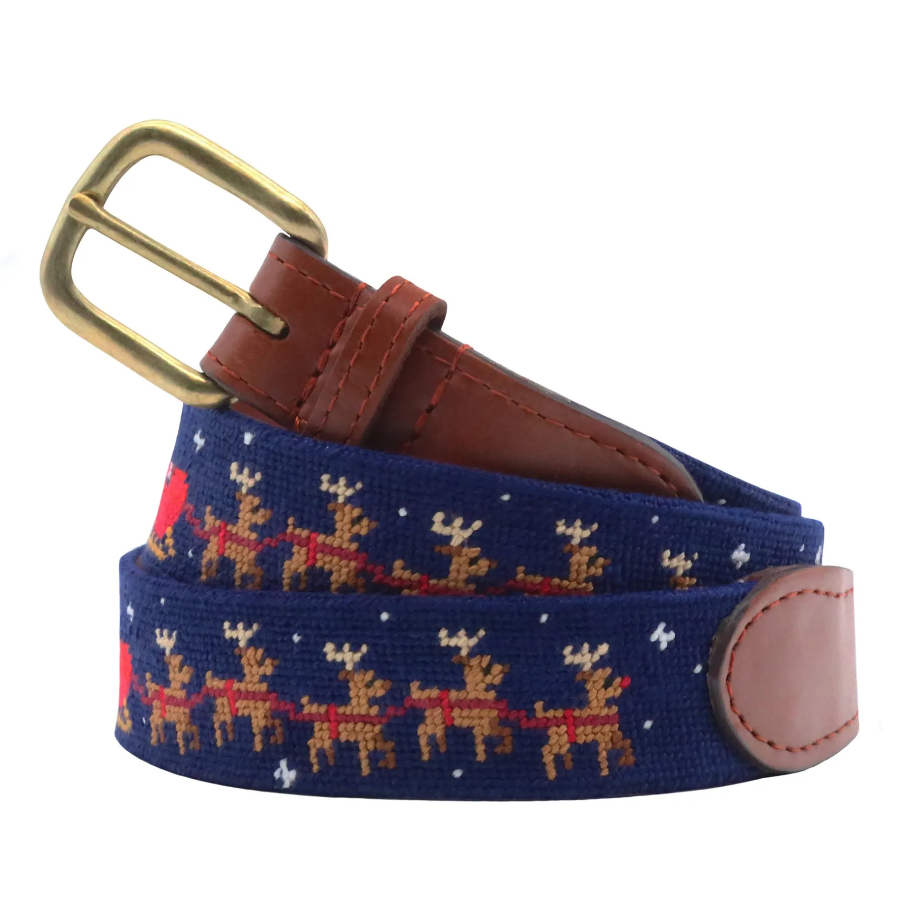 Santa's Sleigh Belt (Dark Navy)