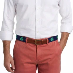 Shamrock Belt (Dark Navy)