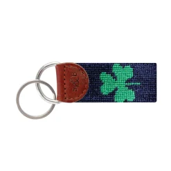 Shamrock Key Fob (Dark Navy)