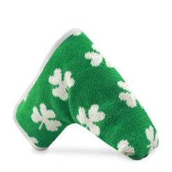 Shamrock Pattern Putter Headcover (Kelly)
