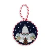Snowy Capitol Ornament (Dark Navy)