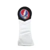 Steal Your Face Hybrid Headcover (Black) (White Leather)