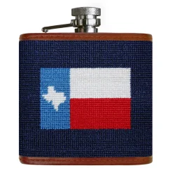 Texas Flag Flask (Dark Navy)