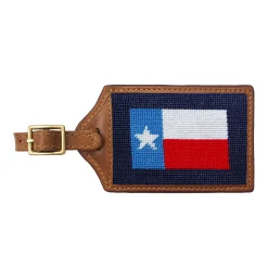 Texas Flag Luggage Tag (Dark Navy)