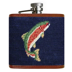 Trout and Fly Flask