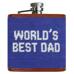 World's Best Dad Flask (Royal)