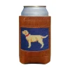 Yellow Lab Can Cooler (Classic Navy)