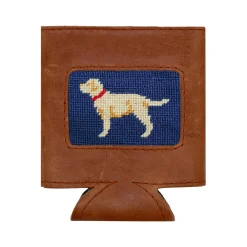 Yellow Lab Can Cooler (Classic Navy)