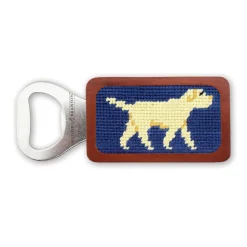 Yellow Lab Walking Bottle Opener (Classic Navy)